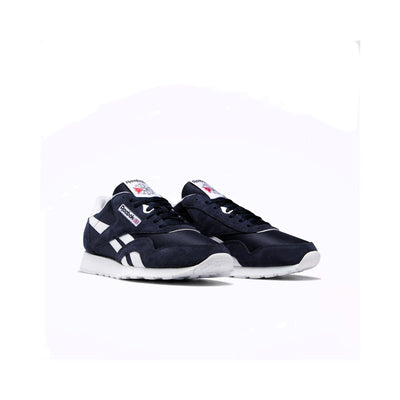 Reebok Men's Classic Nylon Shoes Vector Navy/Ftwr White 3