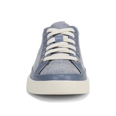 Vionic Women's Winny Pacific Blue Canvas Sneaker - back view
