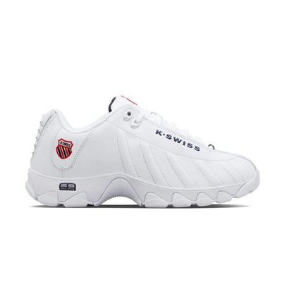 K-Swiss Men's ST329 CMF White/Navy/Red Sneaker 1