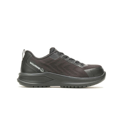 Wolverine Women's Bolt DuraShocks Knit CarbonMax Black Work Shoes 2