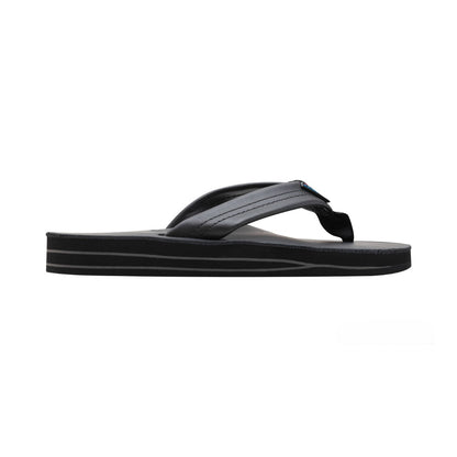 Rainbow Sandals Women's Wide Strape Double Layer 302ALTS Black Classic Leather 3