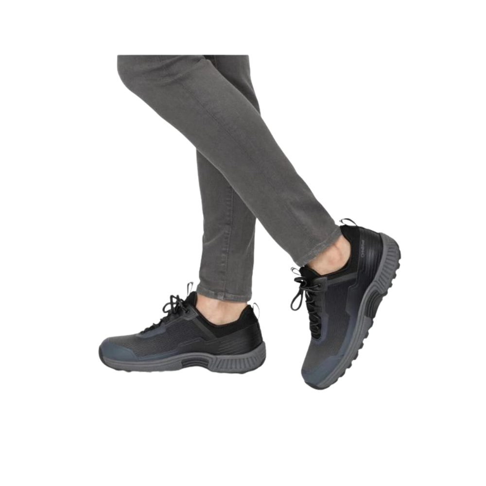 Orthofeet Women's Bristol Comfort Hiking Shoes Black Wide Toe Box