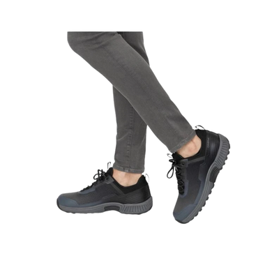 Orthofeet Women's Bristol Comfort Hiking Shoes Black Wide Toe Box