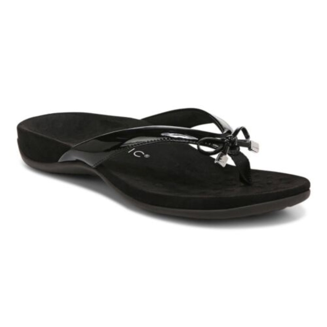 Vionic Women's Bella Toe Post Sandal Black - 10000435001, Black