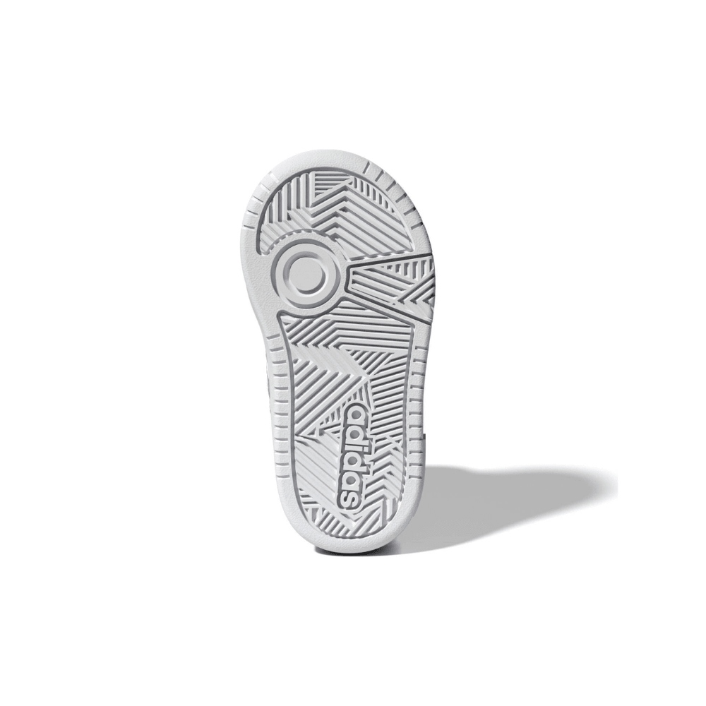 Adidas Hoops Mid 3.0 AC I Kids Basketball Sneakers White Silver - front view