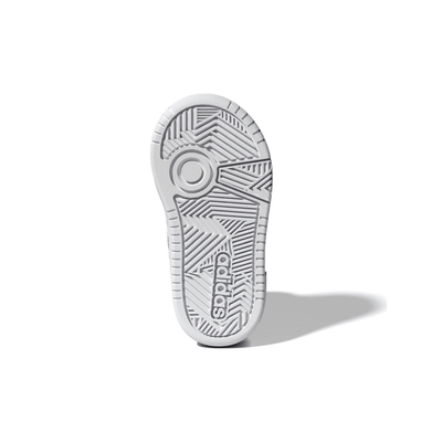 Adidas Hoops Mid 3.0 AC I Kids Basketball Sneakers White Silver - front view