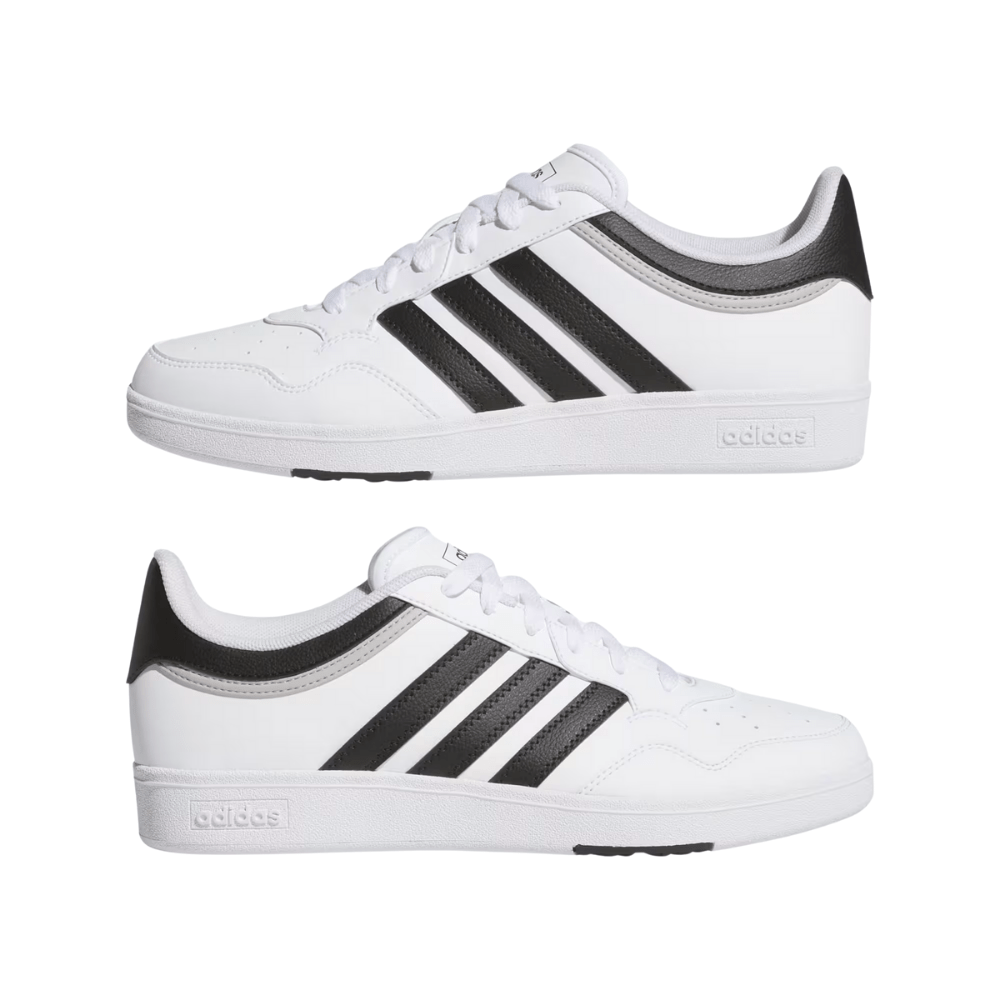 Adidas Mens Hoops 4.0 Shoes Cloud White / Core Black / Grey Two 5