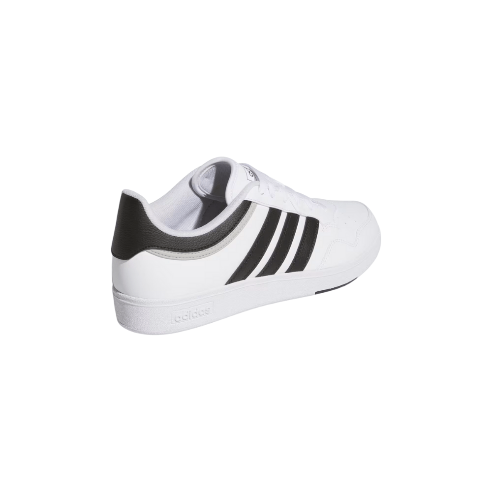 Adidas Mens Hoops 4.0 Shoes Cloud White / Core Black / Grey Two 3