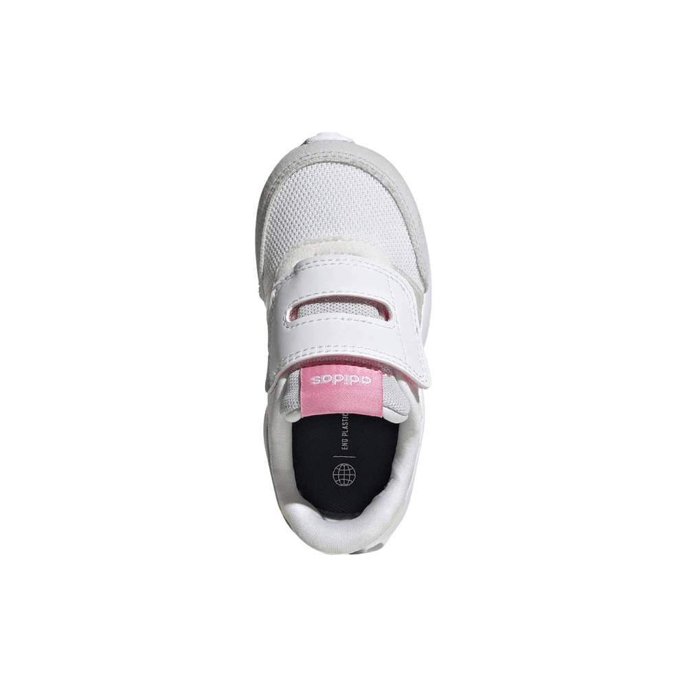 Adidas Unisex Kid’s Run 70s AC I Running Shoes - White /Grey/Pink - GW1485 4