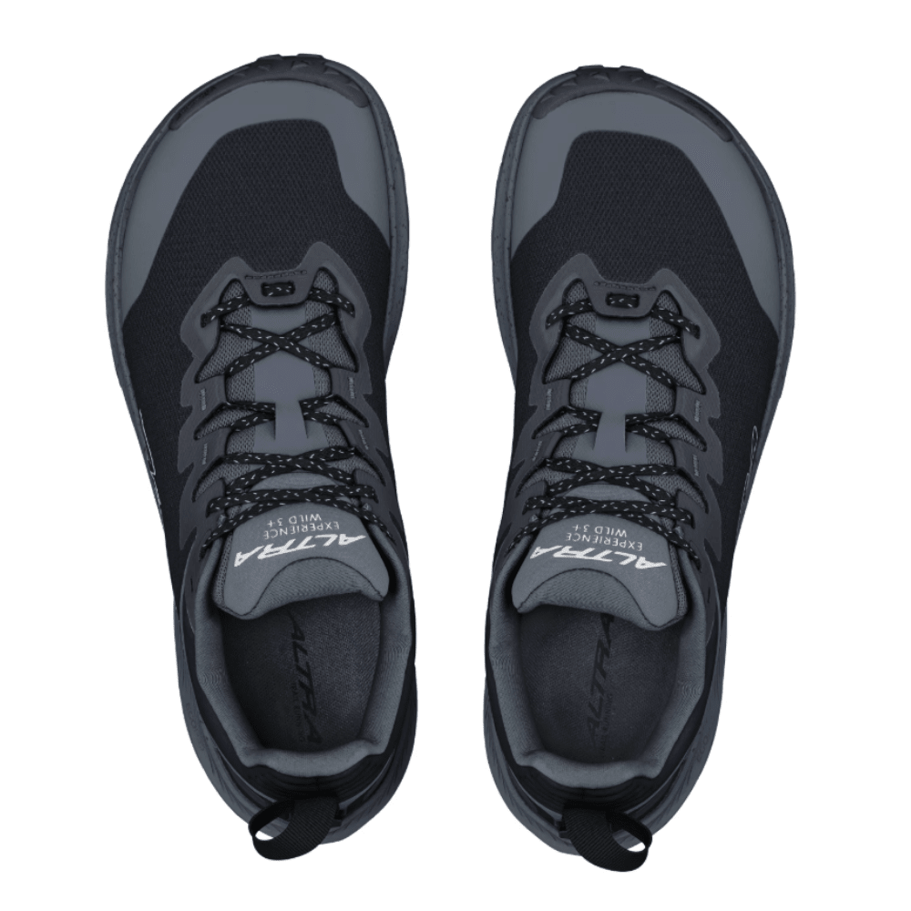 Altra Men's Experience Wild 3+ | Black/Black Trail Running Shoe 3