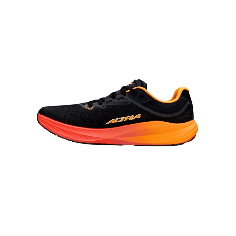Altra Men's Torin 9 Road Running Shoe - Black / Orange Pop / Coral 3