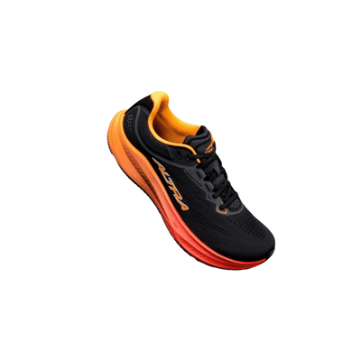 Altra Men's Torin 9 Road Running Shoe - Black / Orange Pop / Coral 6