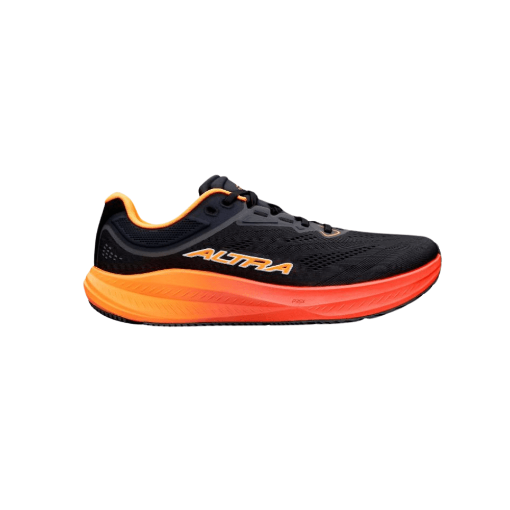 Altra Men's Torin 9 Road Running Shoe - Black / Orange Pop / Coral 1