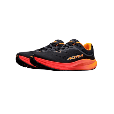Altra Men's Torin 9 Road Running Shoe - Black / Orange Pop / Coral 4