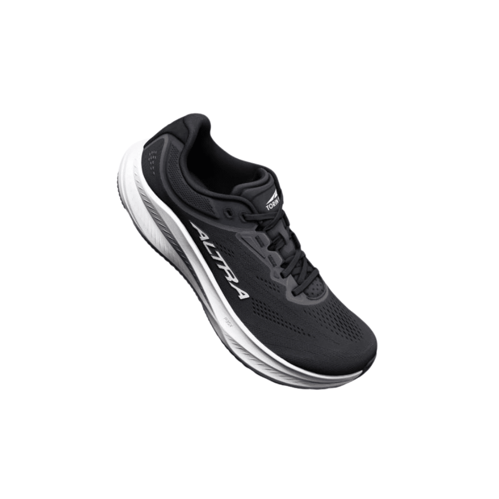 Altra Men's Torin 9 Running Shoe - Black / White / Black 2