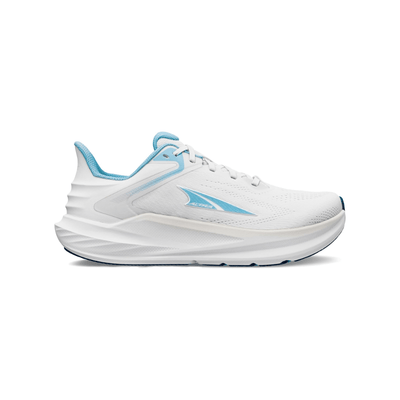Altra Women's Torin 8 Road Running Shoe - White/Light Blue 1
