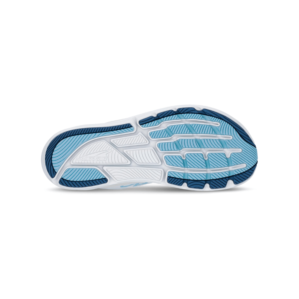 Altra Women's Torin 8 Road Running Shoe - White/Light Blue 4