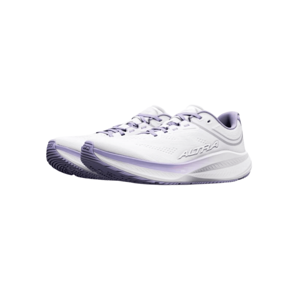 Altra Women's Torin 9 Running Shoe - White/White/Wisteria 4