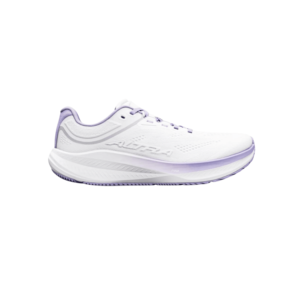 Altra Women's Torin 9 Running Shoe - White/White/Wisteria 1