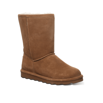 Bearpaw Women's Elle Short Suede Winter Boots - Hickory 2