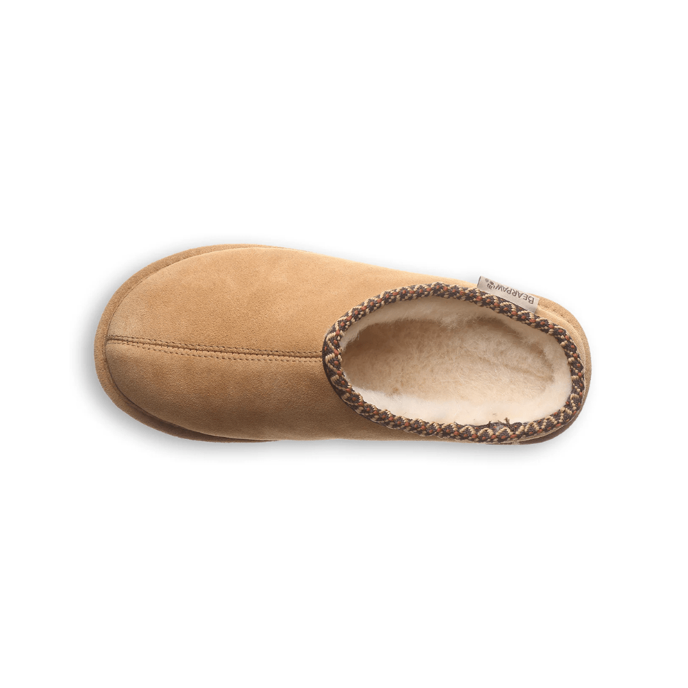 Bearpaw Women's Martis Suede Winter Slipper - Iced Coffee Solid 6