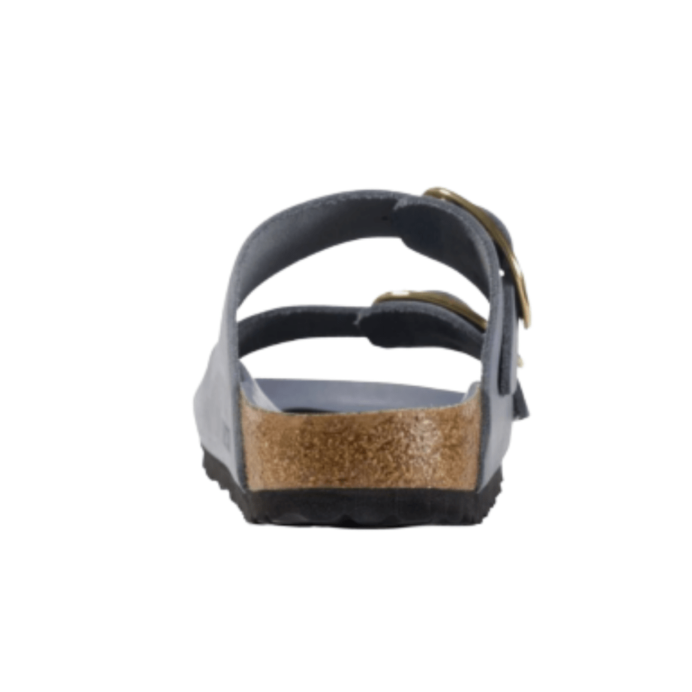 Birkenstock Arizona Big Buckle | Basalt Gray Oiled Leather - Narrow 6
