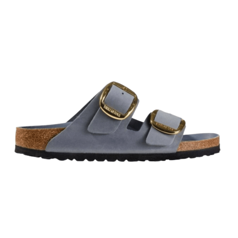 Birkenstock Arizona Big Buckle | Basalt Gray Oiled Leather - Narrow 1