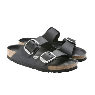 Birkenstock Arizona Big Buckle | Black Oiled Leather (Regular Fit) 3