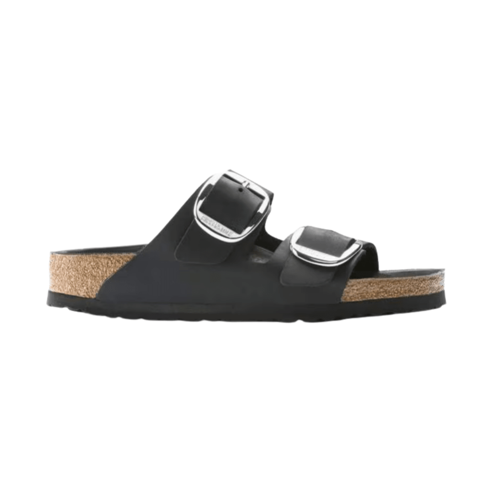 Birkenstock Arizona Big Buckle | Black Oiled Leather (Regular Fit) 1