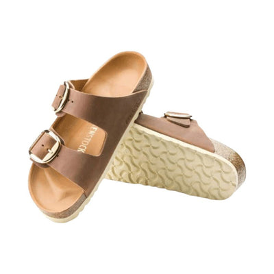 Birkenstock Arizona Big Buckle Sandals - Cognac Oiled Leather - Regular 3