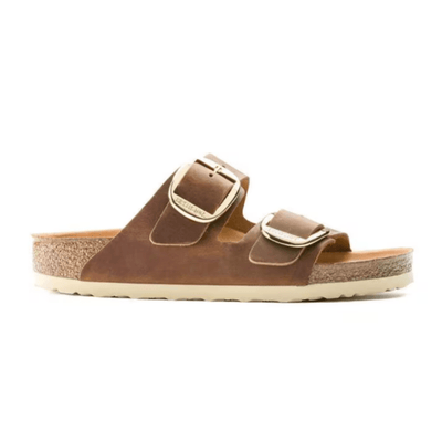 Birkenstock Arizona Big Buckle Sandals - Cognac Oiled Leather - Regular 1