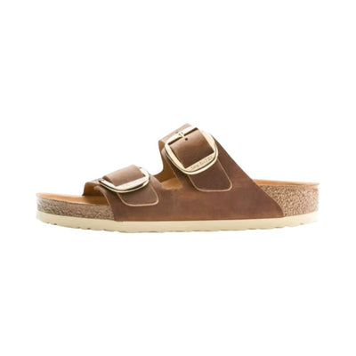 Birkenstock Arizona Big Buckle Sandals - Cognac Oiled Leather - Regular 2