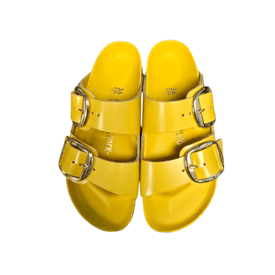 Birkenstock Arizona Big Buckle Unisex Sandals - High Shine Ochre 3