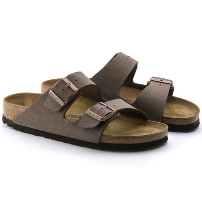 Birkenstock Arizona Birkibuc Mocha Leather Unisex Sandal 3