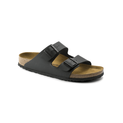 Birkenstock Arizona Birko - flor Black Leather Unisex Sandal 2
