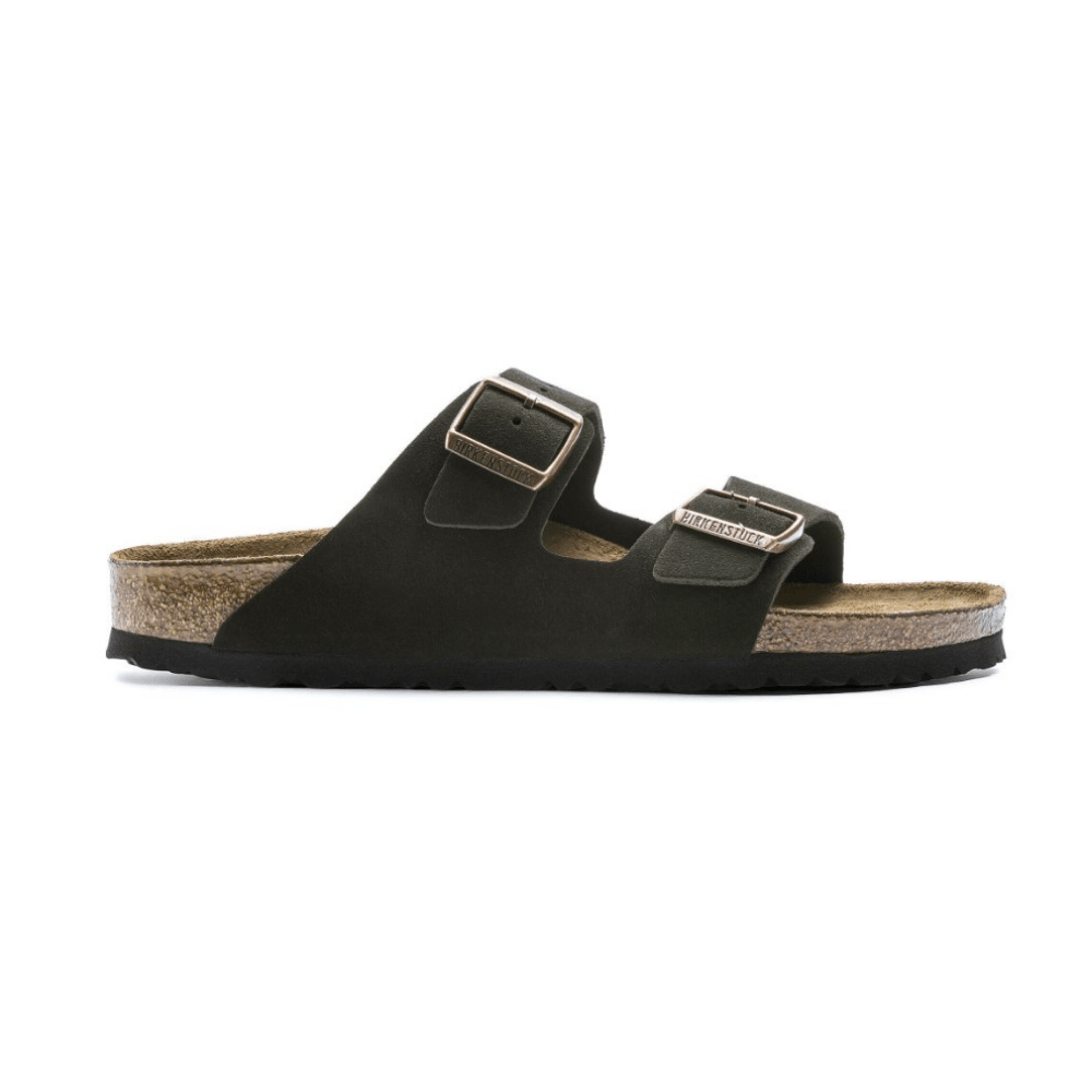 Birkenstock Arizona Birko-Flor Black Unisex - Side View adjustable straps