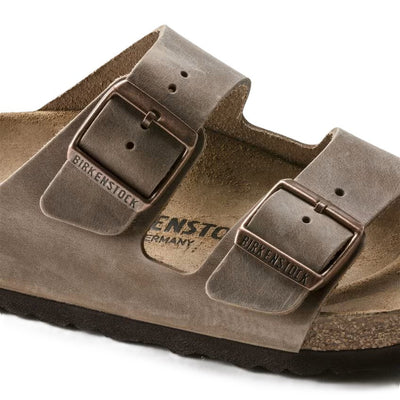 Birkenstock Arizona OiledTabacco Brown Leather Unisex Sandal - Unisex SandalsBirkenstock