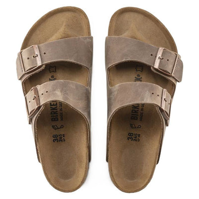 Birkenstock Arizona Oiled Leather Tabacco Brown Unisex Sandal 5