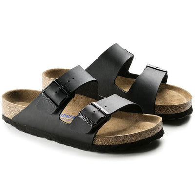Birkenstock Arizona Birko-Flor - Black Leather Unisex Sandal 4