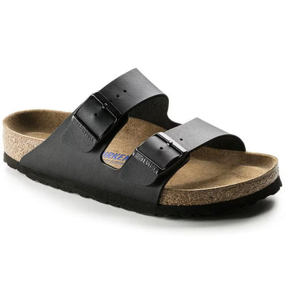Birkenstock Arizona Birko-Flor - Black Leather Unisex Sandal 2