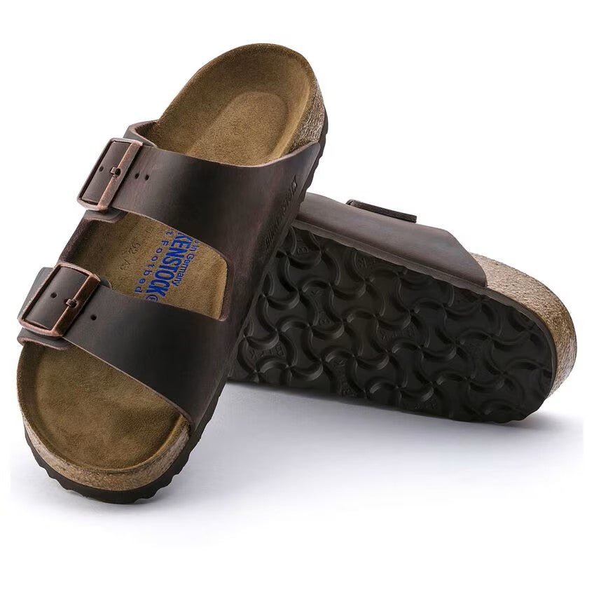 Birkenstock Arizona Soft Footbed – Habana Oiled Leather Sandals 5