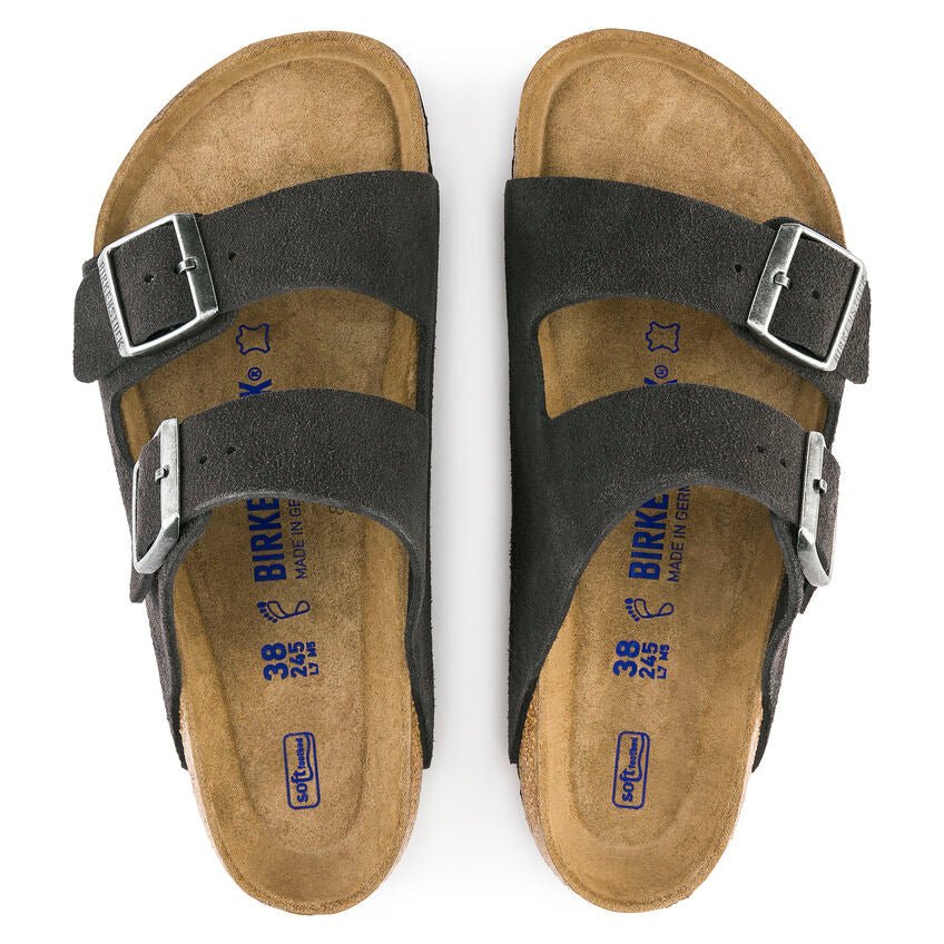 Birkenstock Arizona Soft Footbed Suede Leather unisex Sandal - Men's SandalBirkenstock