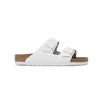 Birkenstock Arizona Soft Footbed White Leather Unisex Sandal 1