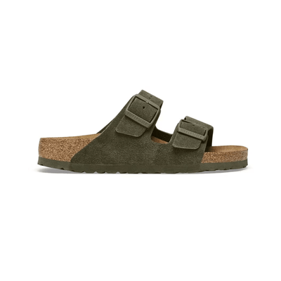 Birkenstock Arizona Suede Unisex Leather Sandals - Thyme 1025720 1