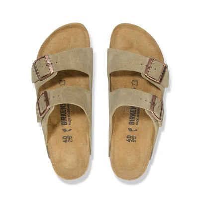 Birkenstock Arizona VL Suede Leather - Taupe Unisex Sandal - Unisex SandalsBirkenstock