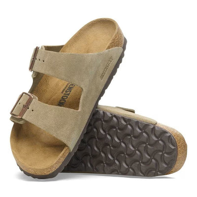 Birkenstock Arizona VL Suede Leather - Taupe Unisex Sandal 6