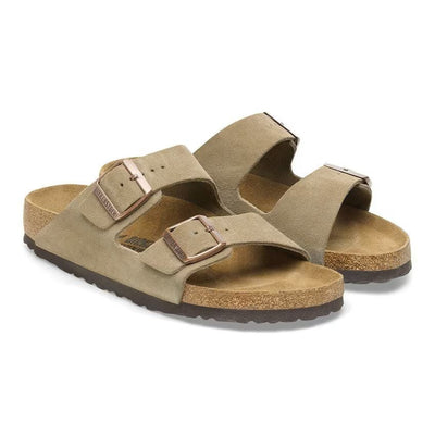 Birkenstock Arizona VL Suede Leather - Taupe Unisex Sandal 5