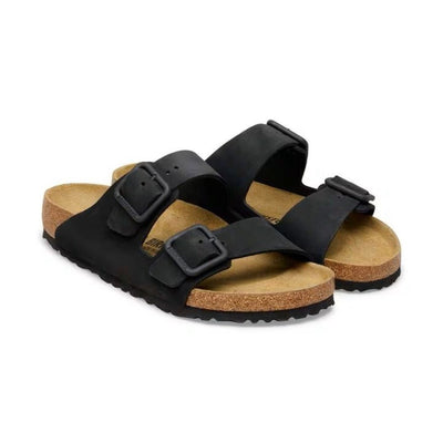 Birkenstock Arizona Wire Buckle Nubuck Leather Black 5