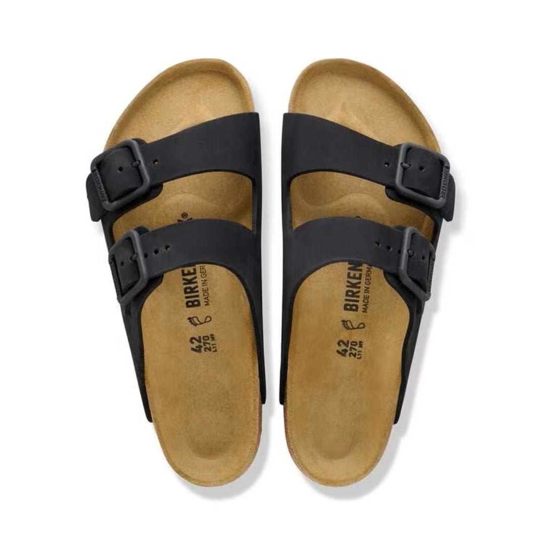Birkenstock Arizona Wire Buckle Nubuck Leather Black 3