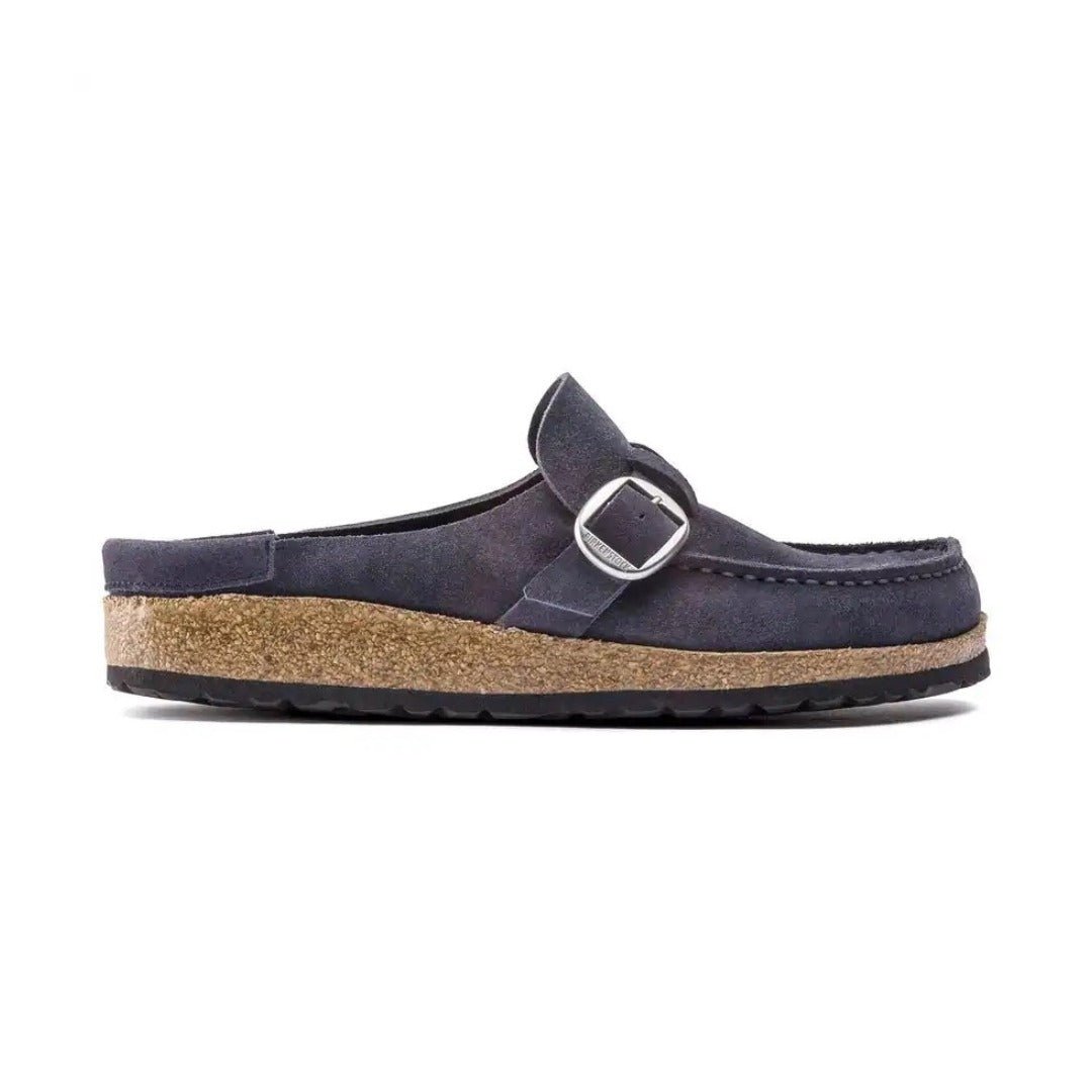 Birkenstock Buckley Suede Leather Navy Unisex Sandal 1